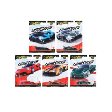 Imagem de Hot Wheels Pack com 5 Carrinhos Euro Speed FPY86
