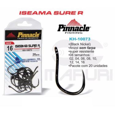 Imagem de Anzol Pinnacle Iseama Sure Nº 8 - Sem Fisga - 20 Peças - Maruri