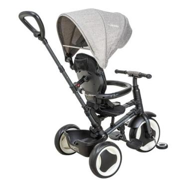 Imagem de Triciclo Whoop Evolution Dobrável Compacto Melange Grafite - Kiddo
