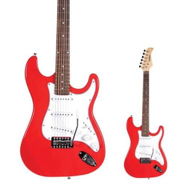 Imagem de Guitarra Strato Waldman ST-111 3 Captadores Single Vermelha