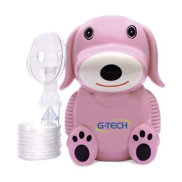 Imagem de Nebulizador e Inalador G-Tech Nebdog Rosa Bivolt