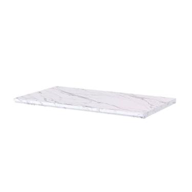 Imagem de Tampo p/ Balcão Cozinha MGM Aurea 80cm Marmorizado Calacata