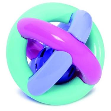 Imagem de Bola Maluquinha Com Chocalho Brinquedo Educativo - Mercotoys - Mercoto
