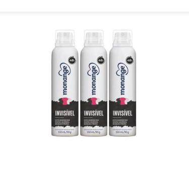Imagem de Kit  Desodorante  Monange Invisível 150ml c/3