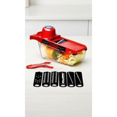 Imagem de Cortador Ralador Legumes 6 em 1 com Recipiente - Congratulations Store