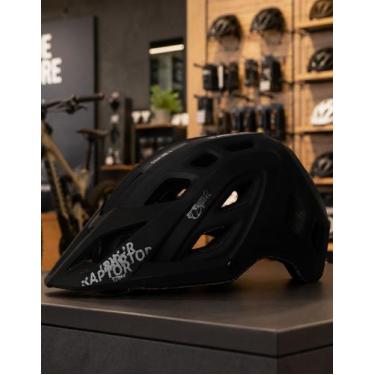 Imagem de Capacete Ciclismo Bike Jet Raptor Ventilado Mtb Preto Cor:PretoTamanho