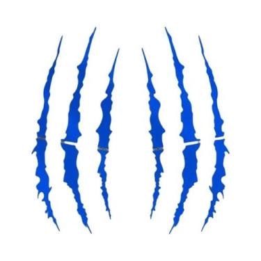 Imagem de Adesivos De Vinil Para Moto Monster Claw 2 Peças DIY Para Capacete E C