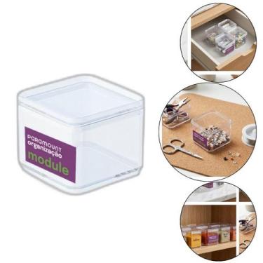 Imagem de Organizador Acrílico Para Mesa De Escritório Papelaria 6x8cm - Paramou