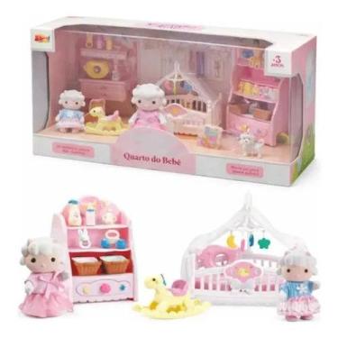 Imagem de Casinha Feliz Quarto Do Bebê C/ Ovelhinhas E Cachorrinho - Zoop Toys