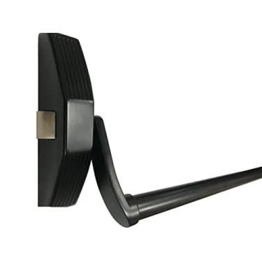 Imagem de Barra anti-panico simples cega - push (Sem chave) (Preta)