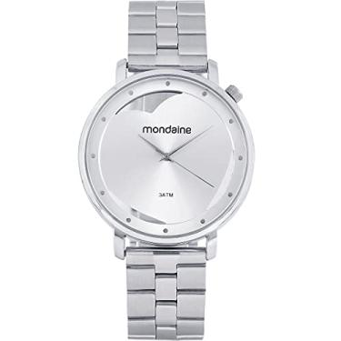 Imagem de Relogio Mondaine Feminino Ref: 53748l0mkne3 Prateado + Semijóia