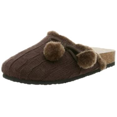 Imagem de UNIONBAY Tamanco de suéter Lavern-g para criança pequena/criança grande, Marrom, 5 Big Kid