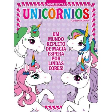 Imagem de Unicórnios - Colorir Extra 01