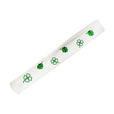 Imagem de segolike Capa para taco de alinhamento de golfe, suporte para 2 tacos Protetor de taco de golfe PU couro acessórios bordados para substituição Lucky, BRANCO