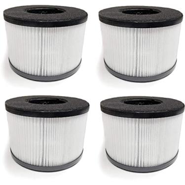 Imagem de Nispira Filtro de substituição HEPA verdadeiro para purificador de ar modelo AP01 H01. 4 pacotes
