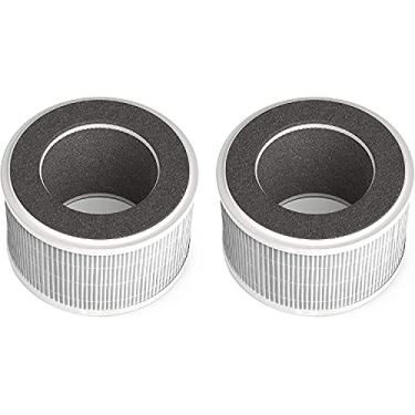Imagem de Nispira True HEPA Filtro de ar de substituição compatível com purificador de ar MSB3 da Membrane Solutions, 2 unidades