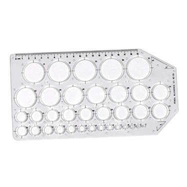 Imagem de Fancyes Régua de esboço de desenho de modelo arquitetônico para cofragem de construção de desenhos de escritório