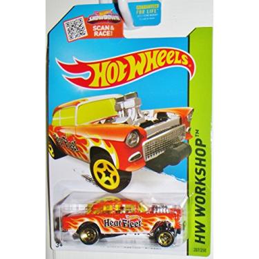 Imagem de Hot Wheels 2015 HW Workshop '55 Chevy Bel Air Gasser 207/250, Orange