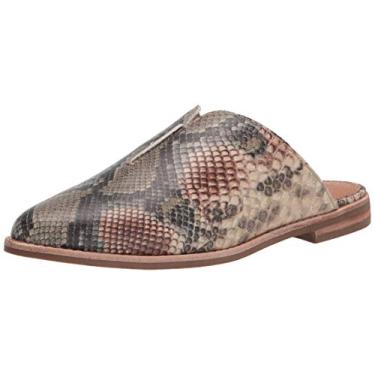 Imagem de Frye Mule feminina Nolan Seam, Cobra castanho-acinzent, 6.5
