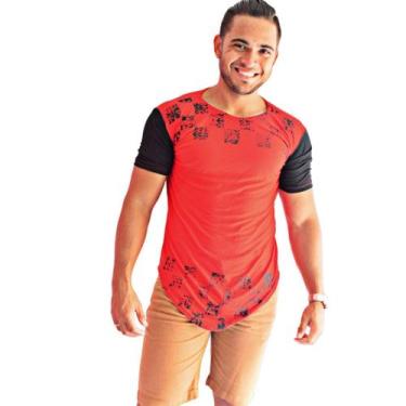 Imagem de Camiseta Oversized Camisa Swag Masculina Longline Xadrez Top - El Char