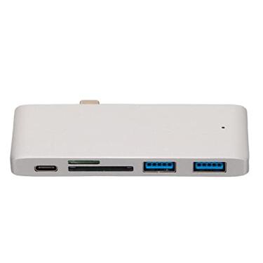 Imagem de Carregamento rápido USB-C PD para hub USB-C, hub USB MacBook Prata