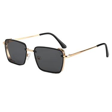 Imagem de Óculos de sol tendência da moda feminina Óculos de sol de personalidade confortável Óculos de sol versáteis masculinos e femininos, 3, tamanho único