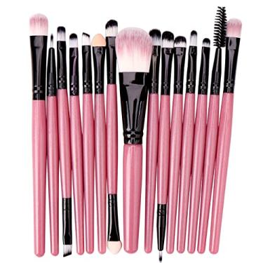 Imagem de 6 peças-20 peças conjunto de pincéis de maquiagem cosméticos para ferramentas de maquiagem para rosto feminino beleza profissional base blush sombra, t06, china