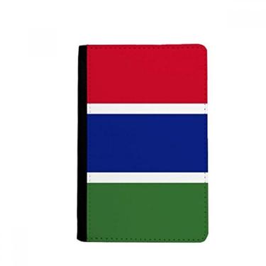 Imagem de Carteira com porta-passaporte da bandeira nacional da Gâmbia, país africano, notecase burse, porta-cartões, Multicolor