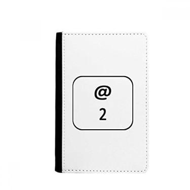 Imagem de Porta-cartões com símbolo de teclado 2 porta-passaporte Notecase Burse, Multicolor