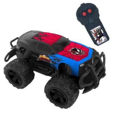 Carro de Controle Remoto Homem-Aranha Spiderman Candide 5845 - Carrinho de Controle  Remoto - Magazine Luiza