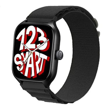 Imagem de Pulseira de Nylon com Presilha para GTS4 A2168 / GTS 4 Mini A2176 / GTS 1 A1914 / GTS 2 A1969 / GTS 2 Mini A2018 / GTS 3 A2035 Marca 123smart - Preto