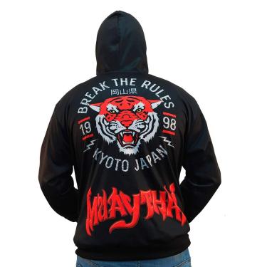 Imagem de Casaco Agasalho Moletom com Capuz - 5001 - Tigre Muay Thai - P