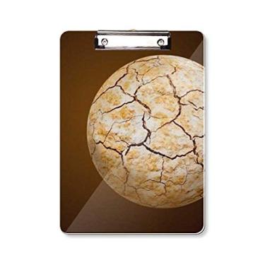 Imagem de Prancheta Dry Planet Stars Dark Night Sky Pasta, bloco de notas A4