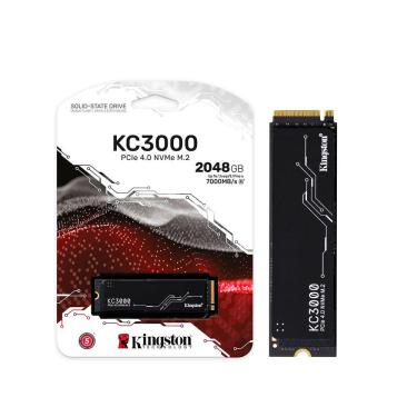 Imagem de SSD Gamer Kingston KC3000, 2TB, M.2 2280, PCIe 4.0 NVMe, 7000MB/s - 7000MB/s - SKC3000D/2048G