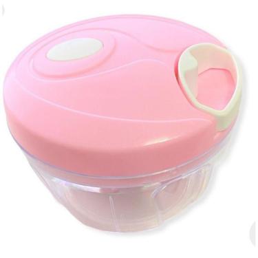 Imagem de Processador Multiuso De Alimentos Manual Com 3 Lâminas