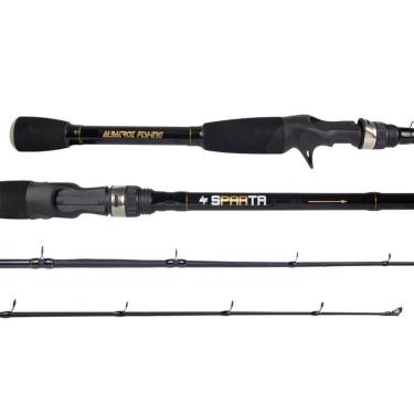 Imagem de Vara para Carretilha Sparta Branca C2702 2,70mts 20-50lbs 2 Partes - Albatroz-Unissex