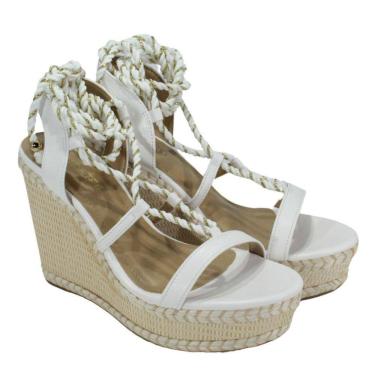 Imagem de Sandália Anabela Via Marte 14507-01 Branca