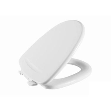Imagem de Assento Sanitário Aloha Branco Tampa para Vaso Celite Almofadado