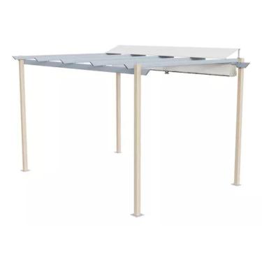 Imagem de Pergolado Toldo Retrátil Alumínio 400x282x258cm Proteção U.v