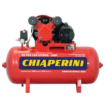 Imagem de Compressor de Ar 10PCM Monofásico 110 Litros Bivolt