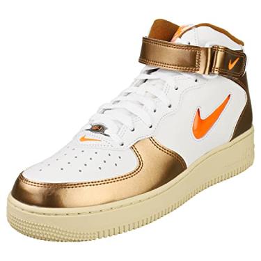 Imagem de Nike Tênis de corrida masculino Air Zoom Structure 20, Branco Total Orange Ale Brown 100, 41 BR