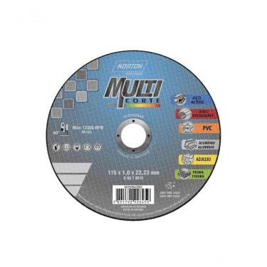 Imagem de Disco Corte Multicorte Norton 115x1,0x22,23