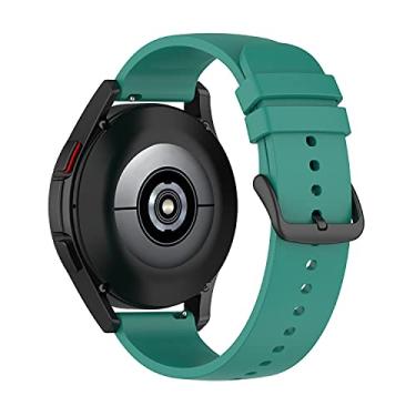 Imagem de Hoopyeecase Esporte pulseira de relógio para Samsung Galaxy Watch 4 40mm/44mm pulseira, Galaxy Watch 3 41mm /Galaxy Watch 4 Classic 42mm/46mm, 20mm Suave Silicone Substituição pulseira de relógio