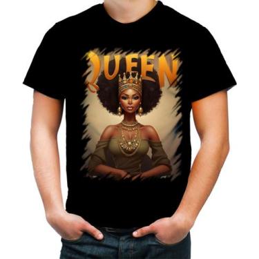 Imagem de Camiseta Colorida Rainha Africana Queen Afric 6 - Kasubeck Store