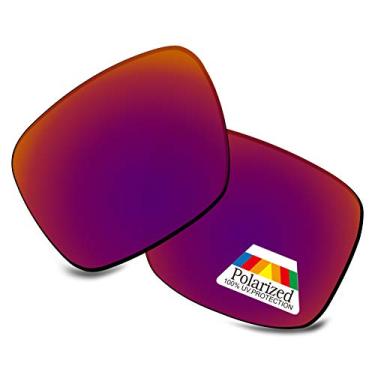Imagem de Bwake Lentes de reposição para óculos de sol Oakley Holbrook OO9102 - roxo framboesa polarizado