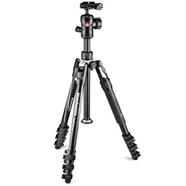 Imagem de Manfrotto MKBFRLA4B-BHM Tripé de viagem Befree Advanced 2N1 com monopé, trava de alavanca, bolsa de tripé, placa e cabeça esférica incluídas para Canon, Nikon, Sony, DSLR, CSC, mirrorless, até 9 kg,