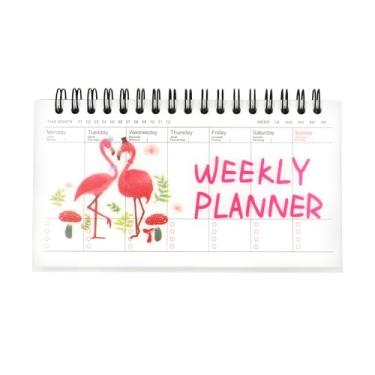 Imagem de Agenda de agenda semanal com desenho animado espiral espiral capa dura agenda presentes