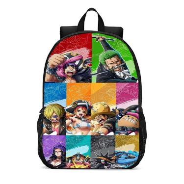Imagem de Mochila Escolar Infanto Juvenil Anime One Piece Bando PIRATAS Novidades 0275-Unissex