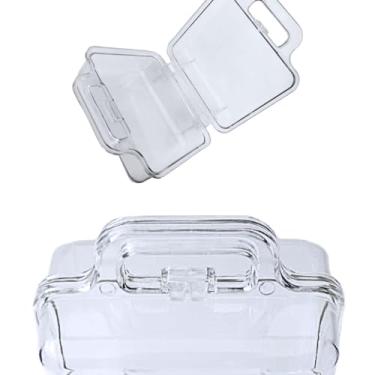 Imagem de 5 Maletinha Acrilica Cor Cristal Transparente Brinquedo Infantil Kit Lembrancinha Dia das Crianças Festa