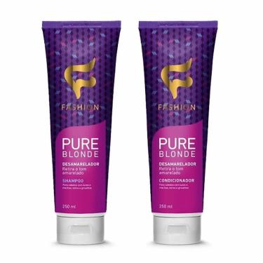 Imagem de Kit Pure Blonde Fashion (Shampoo e Condicionador) Desamarelador